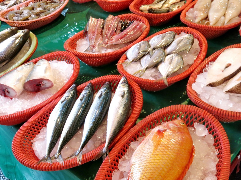 草埔市場鮮魚攤